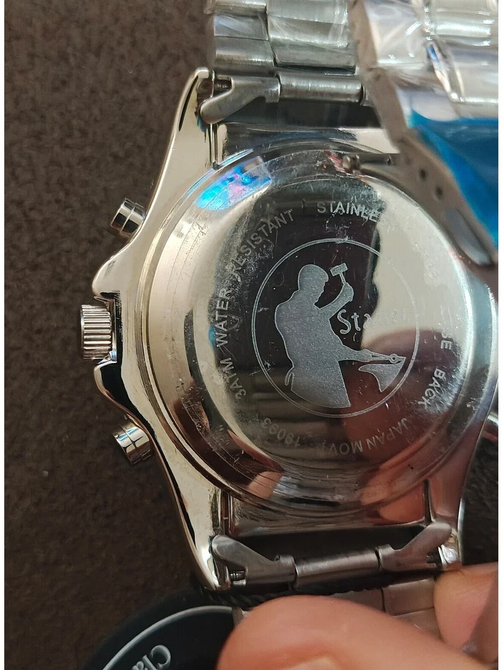 Stauer Compendium Hybrid Men's Watch (Model 19093) New In Box